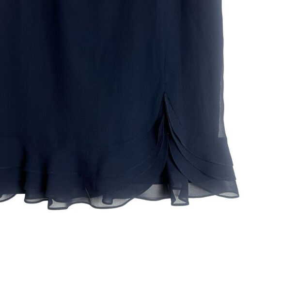 Joseph Ribkoff black flowy chiffon skirt. Size 4 - Picture 7 of 8